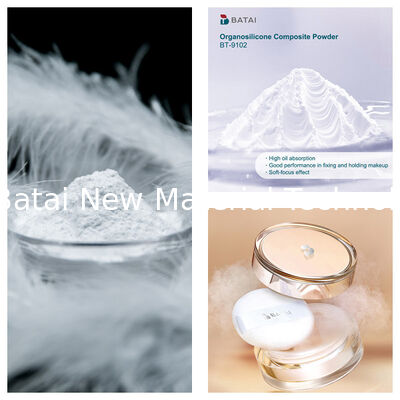 Βινυλοδιμεθικον/μεθικον Σιλσεσκιωξαν Crosspolymer BT-9102 Οργανόσηλικον Συνθετική σκόνη Στερεή λευκή σκόνη 8,0 ~ 12,0μm Για καλλυντικά