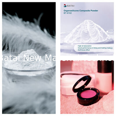 Βινυλοδιμεθικον/μεθικον Σιλσεσκιωξαν Crosspolymer BT-9102 Οργανόσηλικον Συνθετική σκόνη Στερεή λευκή σκόνη 8,0 ~ 12,0μm Για καλλυντικά